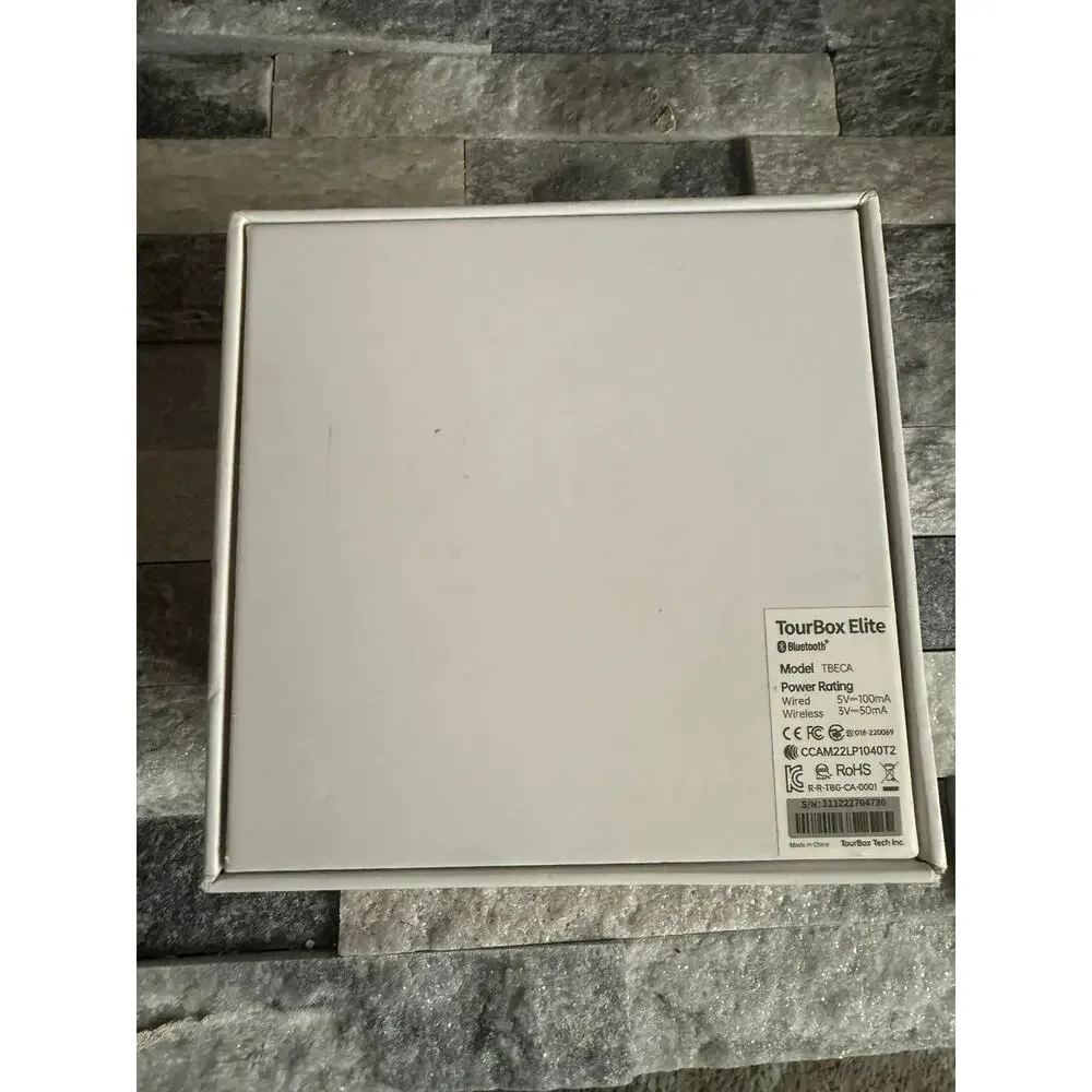 TourBox Elite Bluetooth Creative Controller  White - Used in Box